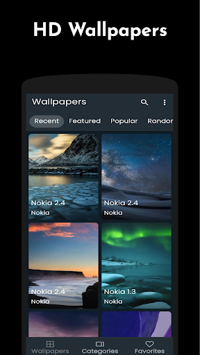 Android application Wallpapers.club: HD Wallpapers screenshort