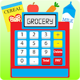 Kids Cash Register Grocery - Math Cashier Game icon