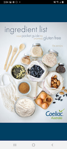 Android application Coeliac Australia screenshort