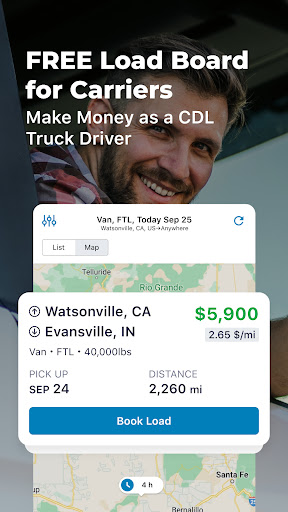 Trucker Path Load Board Screenshot 1 - AppWisp.com