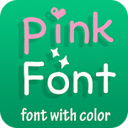 Pink Font for Oppo - Font with color style