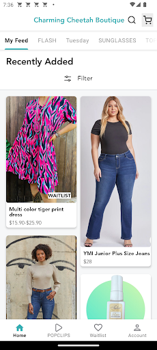 Android application Charming Cheetah Boutique screenshort
