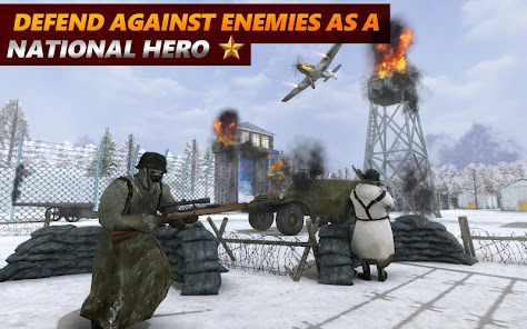 Captura de Pantalla 2 World War Sniper Hero : Frontl android