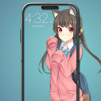Cute Anime Cat Girl Wallpaper