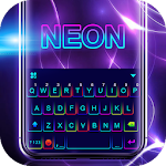 Cover Image of Unduh Color Neon Tech Keyboard Theme  APK