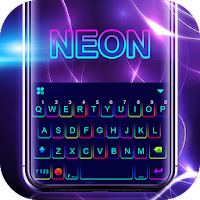 Тема для клавиатуры Color Neon Tech