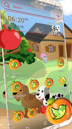Android application Doggy House Launcher Theme screenshort