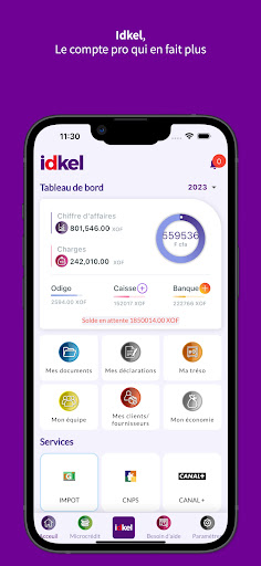 Idkel : Gestion dentreprise Screen 3