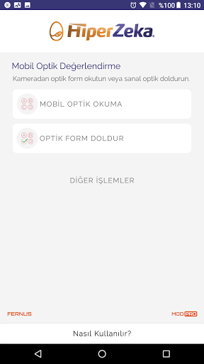 Hiperzeka Optik Okuma Screen 3