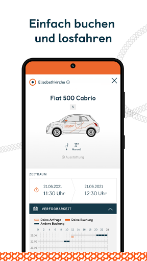scouter Carsharing Screenshot