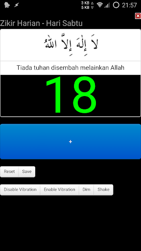 Zikir Harian  Tasbih donate