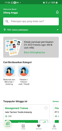 JoFI - Rekomendasi Pekerjaan Screen 3