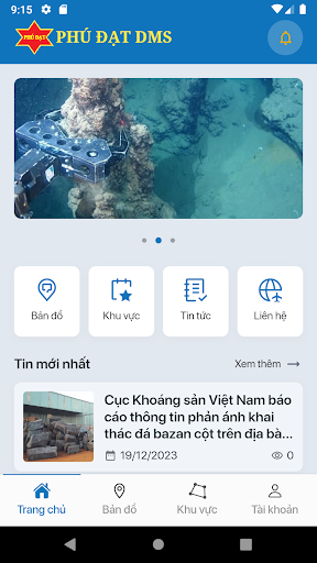 Android application Phú Đạt DMS screenshort