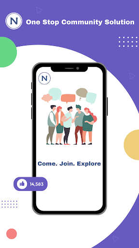Android application India's Community App - NbliK screenshort