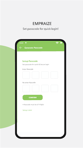 EMPRAIZE|HRMS Application Screen 2
