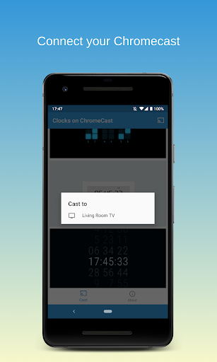 Clocks on Chromecast Screen 3