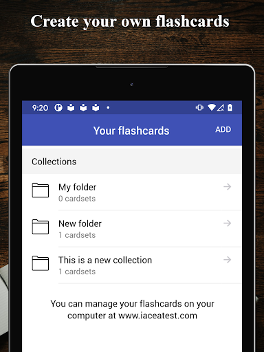 Screenshot of Azerbaijani flashcards