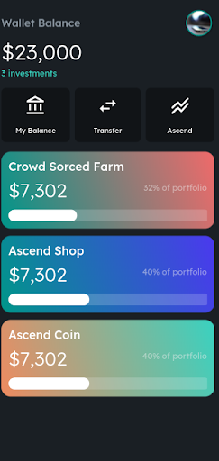 Android application Ascend Society screenshort