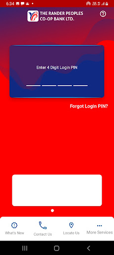 The Rander Peoples Co-op Bank Screen 2