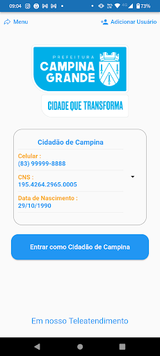 Campina Saúde de Verdade Screen 2