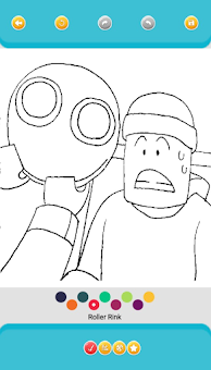 Rainbow Friends coloring book screenshot 9