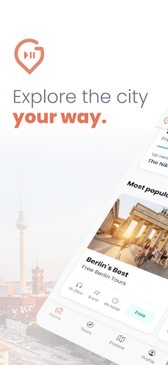 Android application guidable - Tours & Experiences screenshort