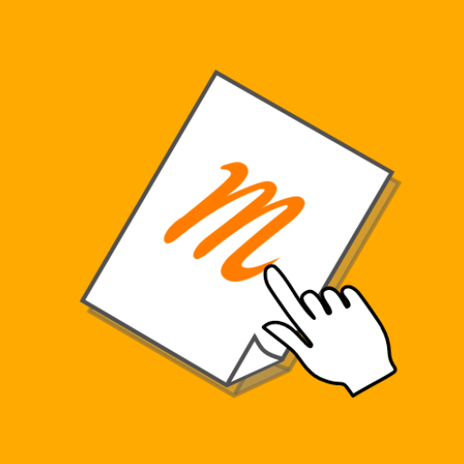 mm - Simple Hand-paint app logo
