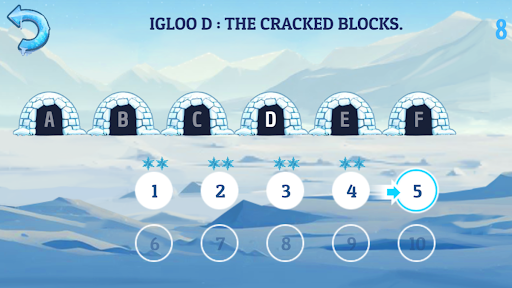 Android application Ping on ice screenshort