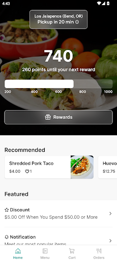 Android application Los Jalapenos - Bend, OR screenshort