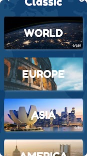 Worldle: Schermata Geografia per paese