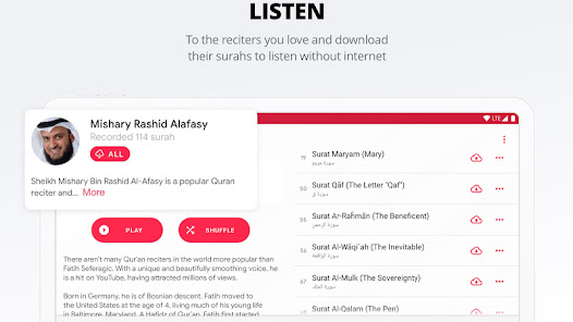 Quran Pro Muslim: MP3 Audio offline & Read Tafsir v1.7.81 Gallery 8