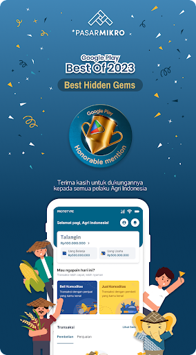 Android application PasarMIKRO - Perdagangan Agri screenshort