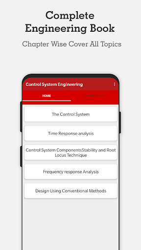 Android application Control Systems Engineering screenshort