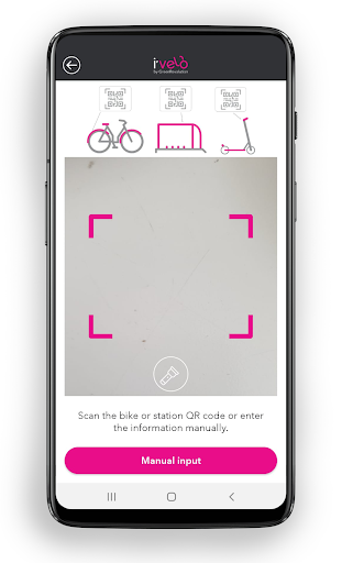 Android application I'Velo screenshort