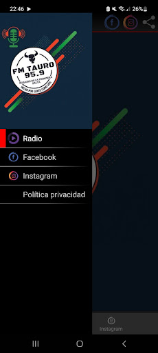 Radio Fm Tauro 95.9 mhz Screen 2
