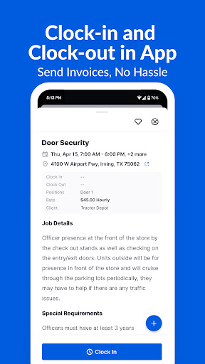 Android application RollKall screenshort