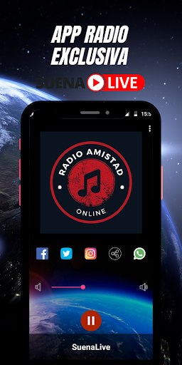Android application Radio Amistad screenshort