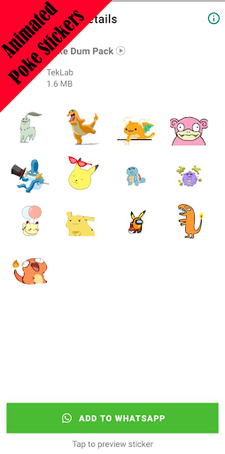 Animated WA Poke Stickers