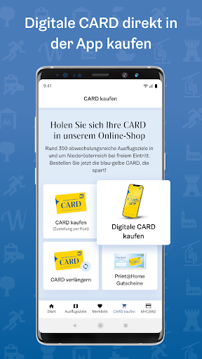 NÖ-CARD Screen 2