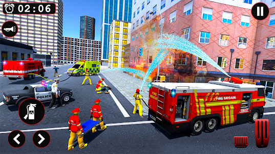 Fire Engine Sim firetruck Game