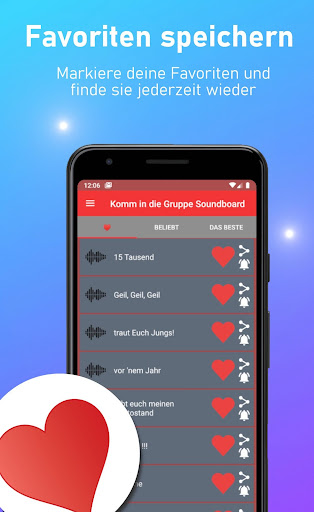 Komm in die Gruppe Soundboard