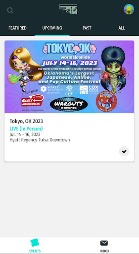 OS4CA Events Screen 2