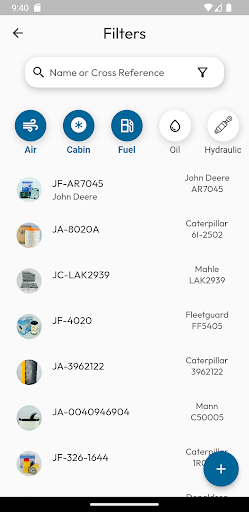 JPN Filters Admin Screen 2