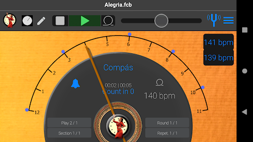 Android application Compás Builder screenshort