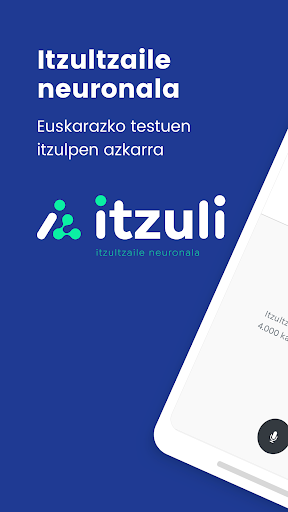 Android application Itzuli screenshort