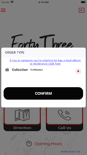 Forty Three – Home of Good Foo Screen 2