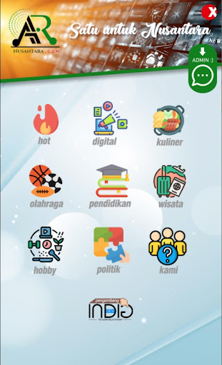 Android application ARNUSANTARA screenshort