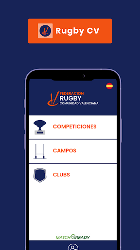 Android application Rugby CV screenshort