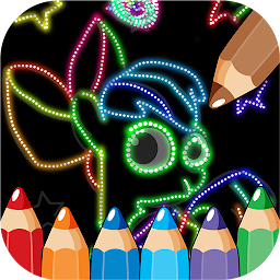 「Coloring and learn kids doodle」圖示圖片