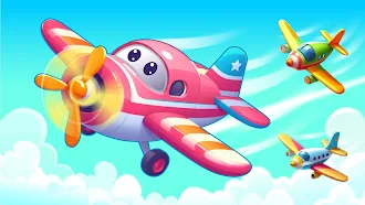 Game screenshot 子供向け飛行機ゲームレース mod apk